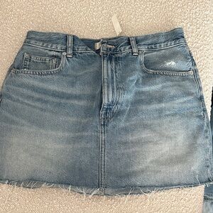 Madewell Light Blue Denim Skirt